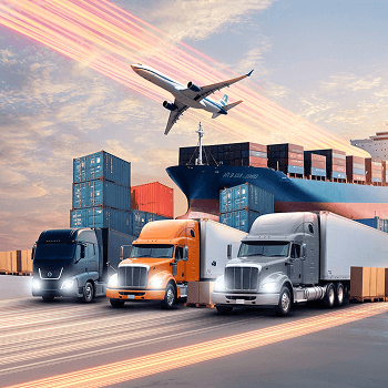 Transport maritime, aérien et routier