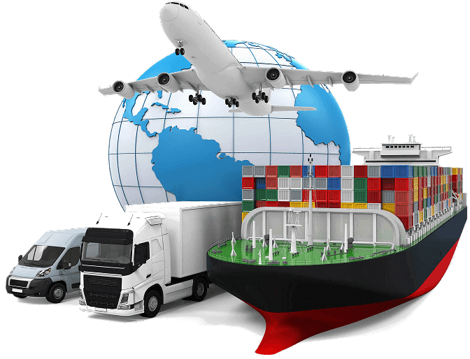 Fret maritime, aérien et routier